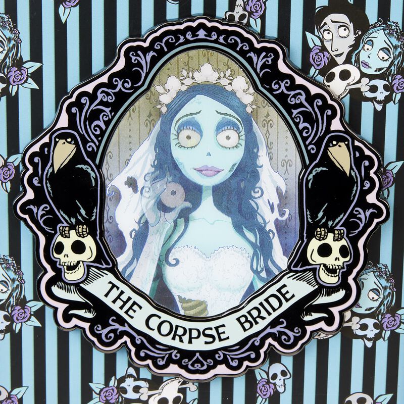 Load image into Gallery viewer, Corpse Bride Emily Lenticular 3&quot; Collector Box Pin
