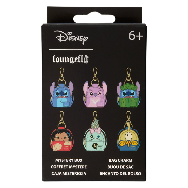 Chargez l&#39;image dans la visionneuse de la galerie, Loungefly Disney Lilo &amp; Stitch - Characters Mystery Mini 1pc Backpack Keychain
