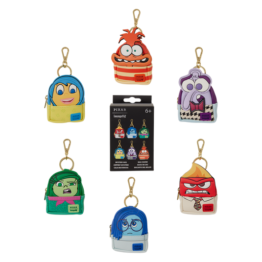 Loungefly Pixar - Inside Out 2 Cosplay 1Pc Mystery Mini Backpack Keychain Charm