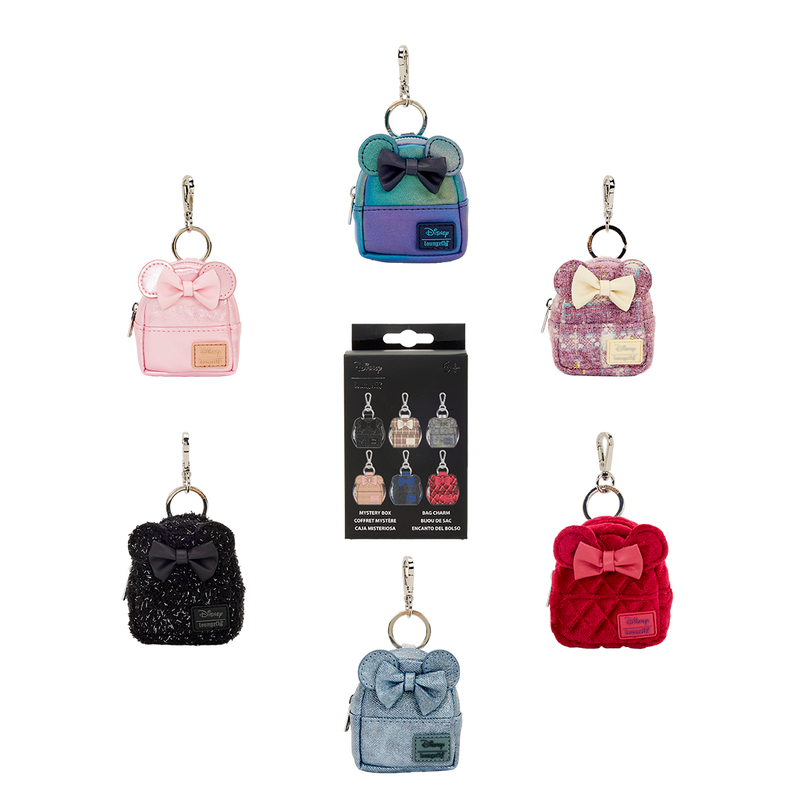 Load image into Gallery viewer, Loungefly Disney Minnie Mouse - Mystery Mini 1pc Backpack Keychain
