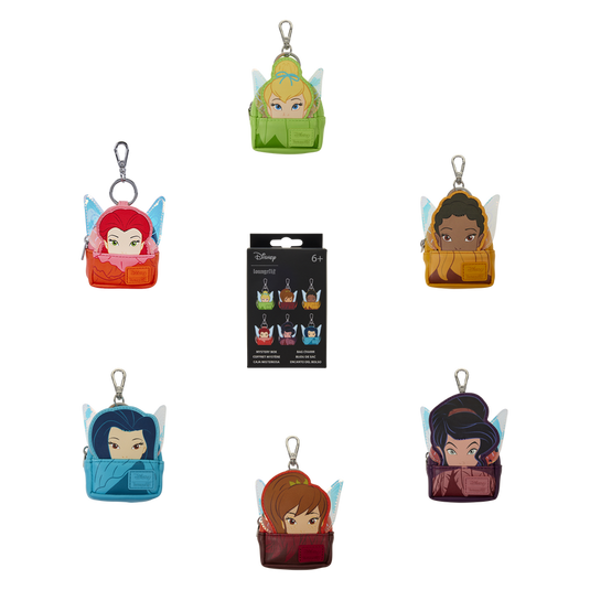 Loungefly Disney - Tinkerbell Fairies 1Pc Mystery Mini Backpack Keychain Charm