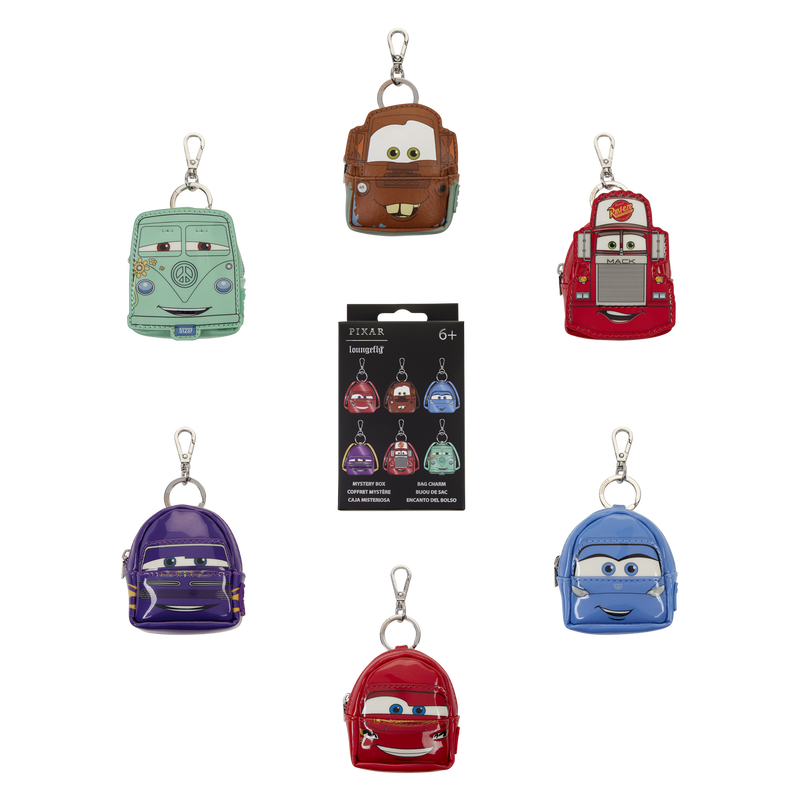 Cargue la imagen en el visor de la galería, Loungefly Pixar - Cars 20th Anniversary 1Pc Mystery Mini Backpack Keychain Charm
