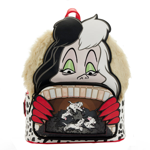 Disney - 101 Dalmatians Villains Scene Cruella Mini Backpack, Loungefly