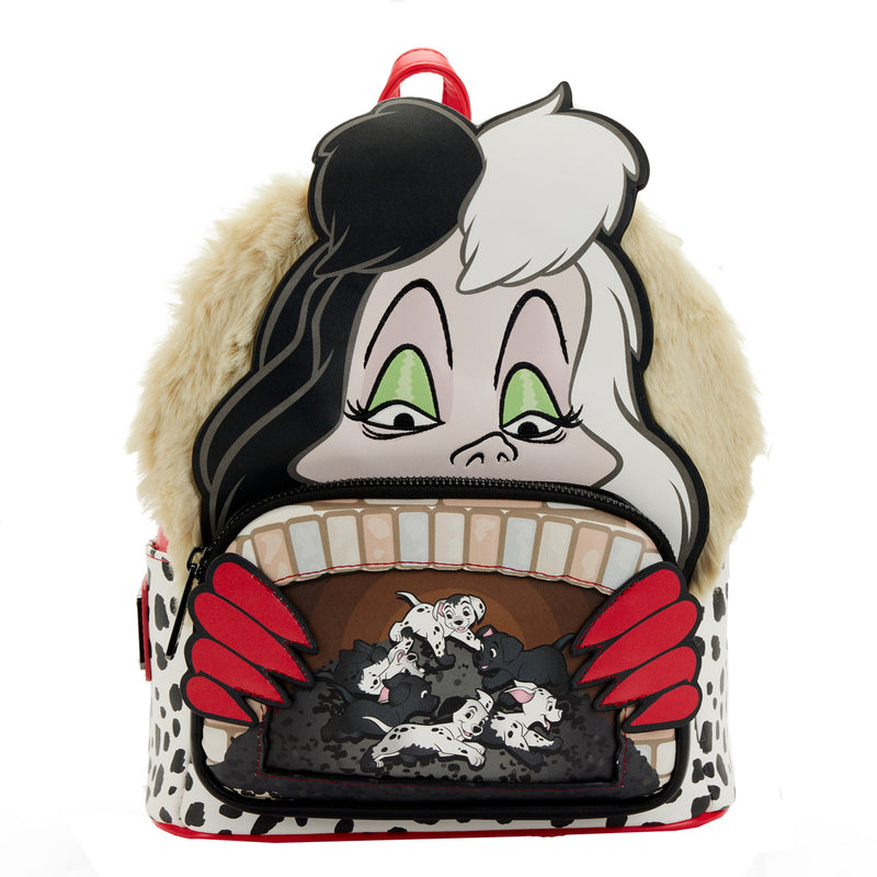 Disney - 101 Dalmatians Villains Scene Cruella Mini Backpack, Loungefly