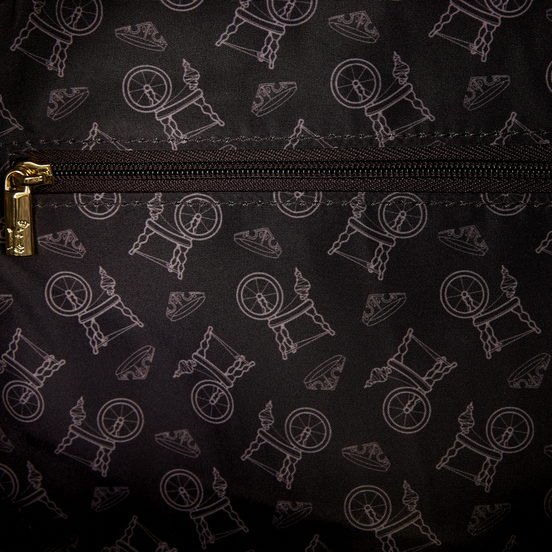 Cargue la imagen en el visor de la galería, Loungefly Disney Sleeping Beauty &amp; Maleficent - Aurora Spinning Wheel Maleficent Mini Backpack
