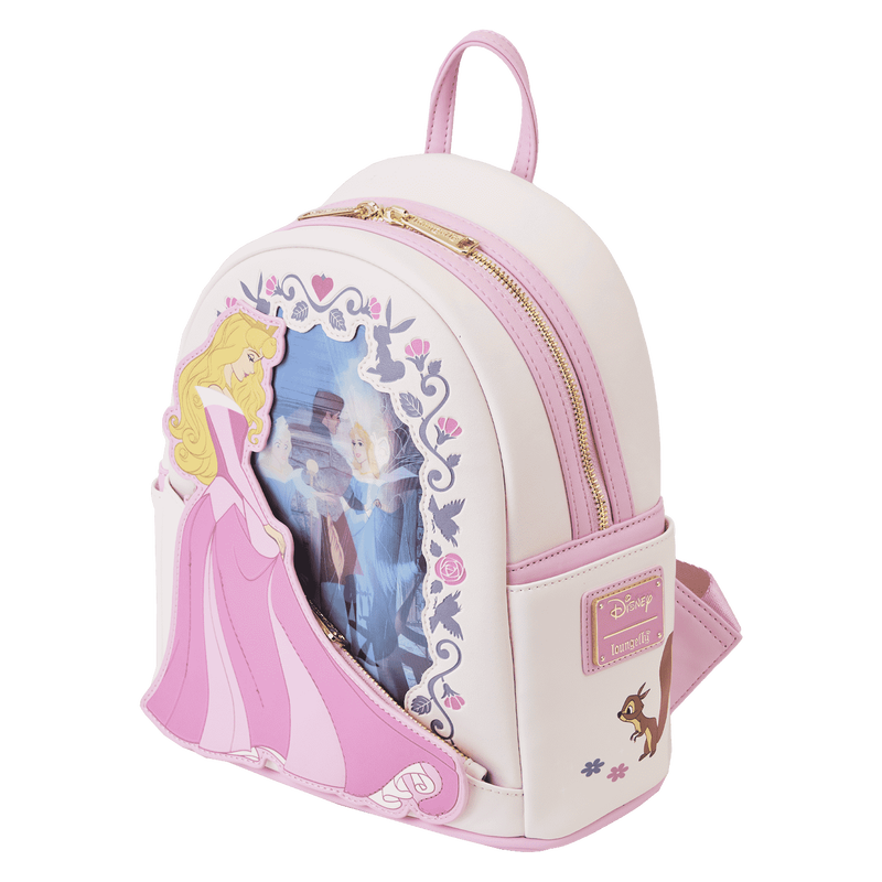 Load image into Gallery viewer, Loungefly Disney Sleeping Beauty Princess Series Lenticular Mini Backpack
