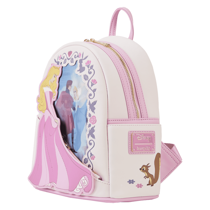 Load image into Gallery viewer, Loungefly Disney Sleeping Beauty Princess Series Lenticular Mini Backpack
