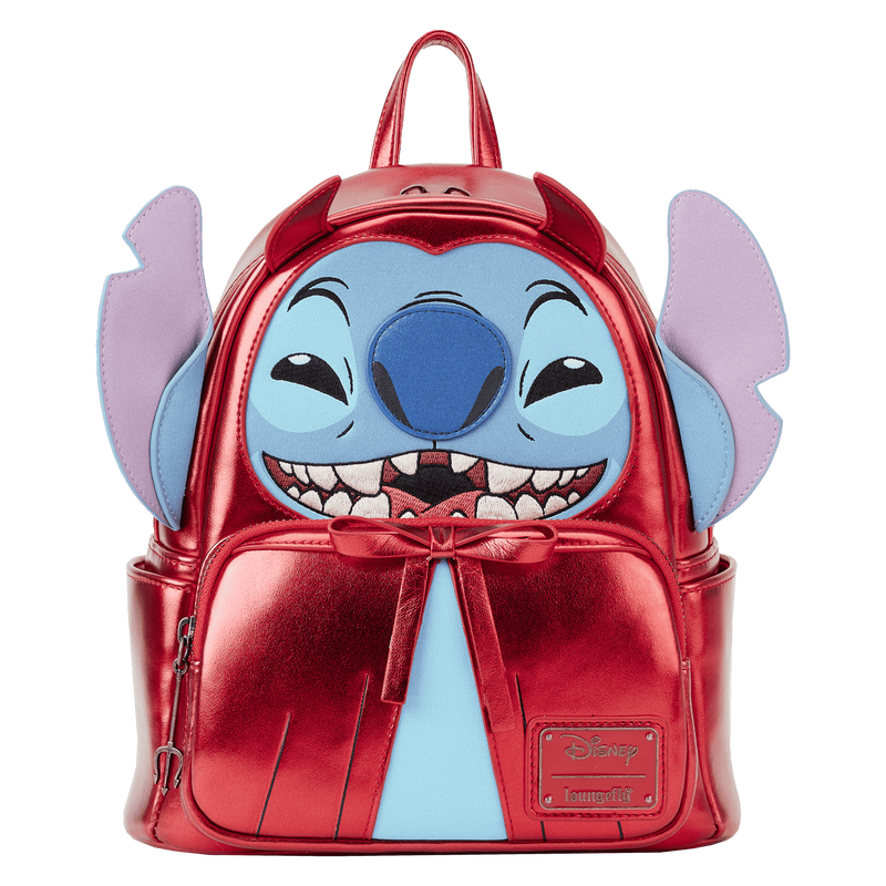 Chargez l&#39;image dans la visionneuse de la galerie, Disney : Lilo &amp; Stitch - Mini sac à dos diable cosplay
