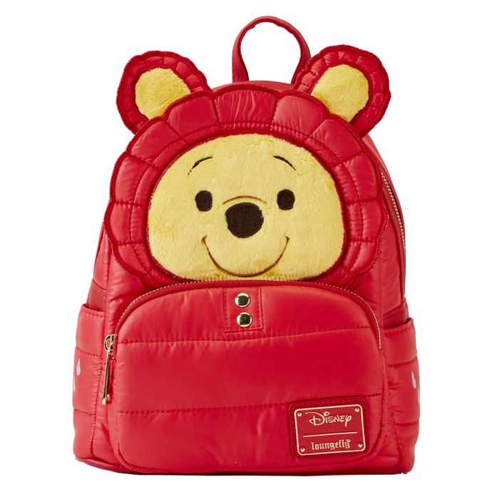 Loungefly Disney Winnie the Pooh - Rainy Day Puffer Jacket Cosplay Mini Backpack