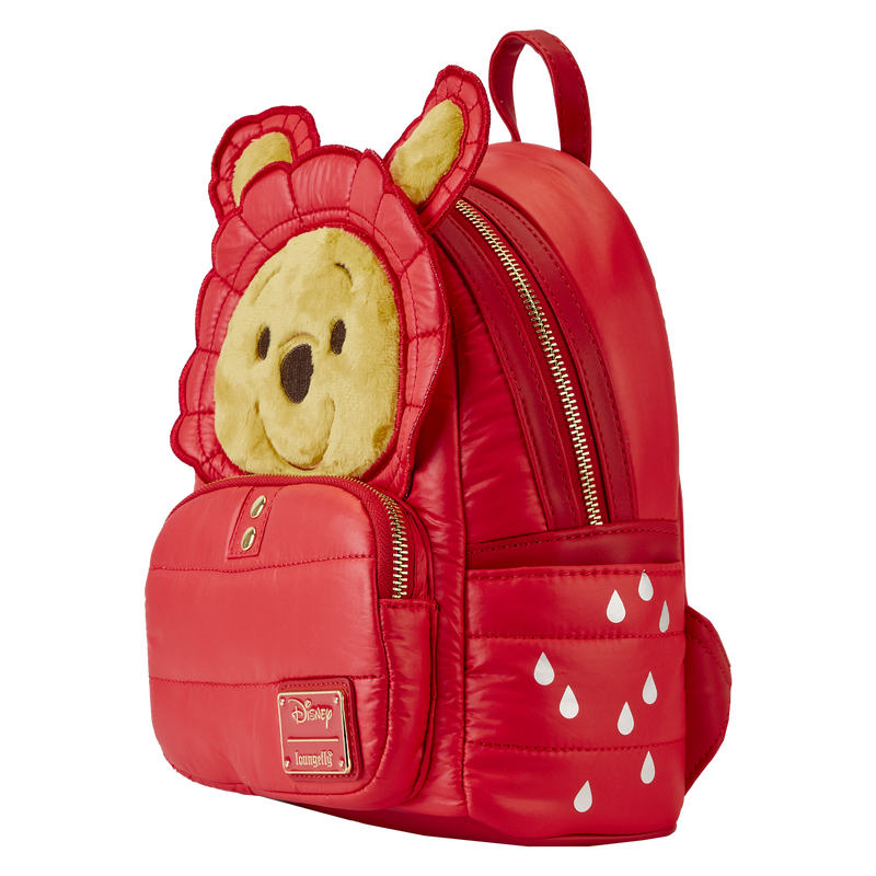 Load image into Gallery viewer, Loungefly Disney Winnie the Pooh - Rainy Day Puffer Jacket Cosplay Mini Backpack
