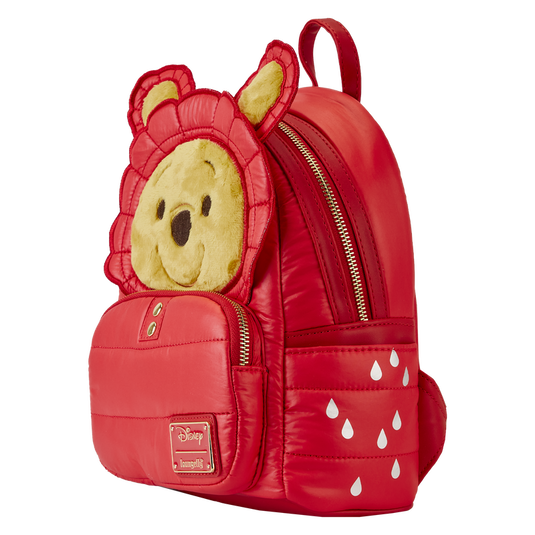 Loungefly Disney Winnie the Pooh - Rainy Day Puffer Jacket Cosplay Mini Backpack