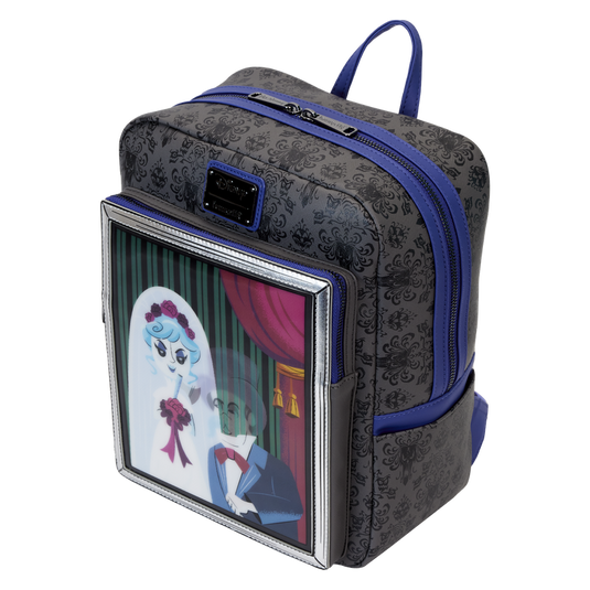 Loungefly Disney: Haunted Mansion The Black Widow Bride Portrait Lenticular Mini Backpack