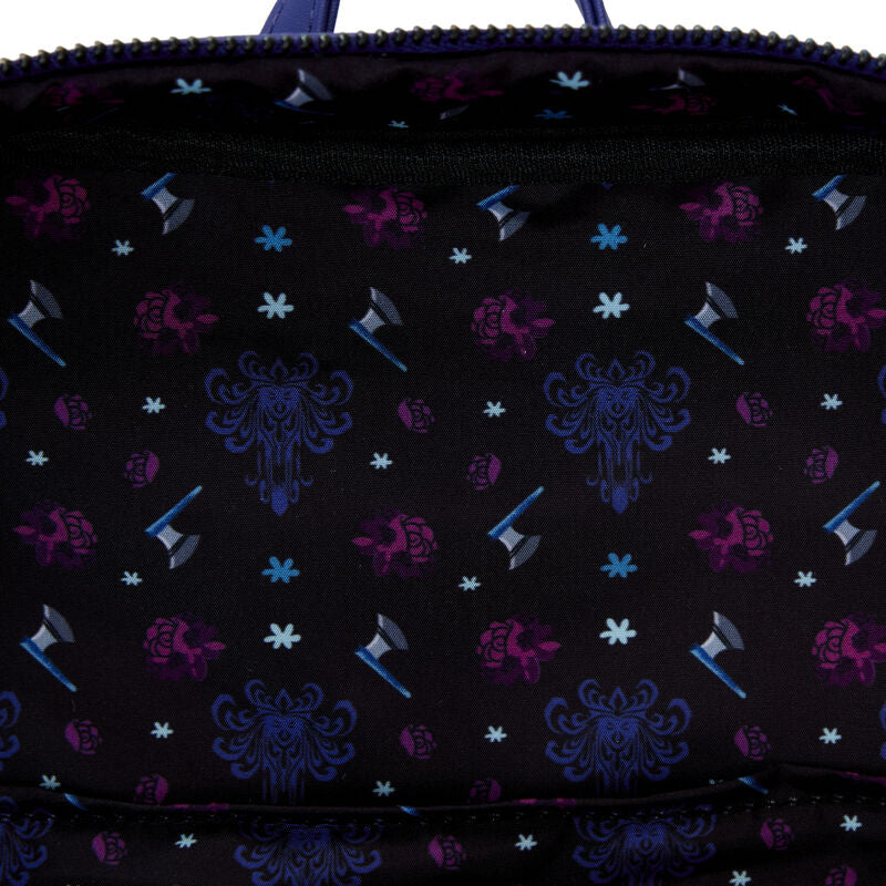 Load image into Gallery viewer, Loungefly Disney: Haunted Mansion The Black Widow Bride Portrait Lenticular Mini Backpack
