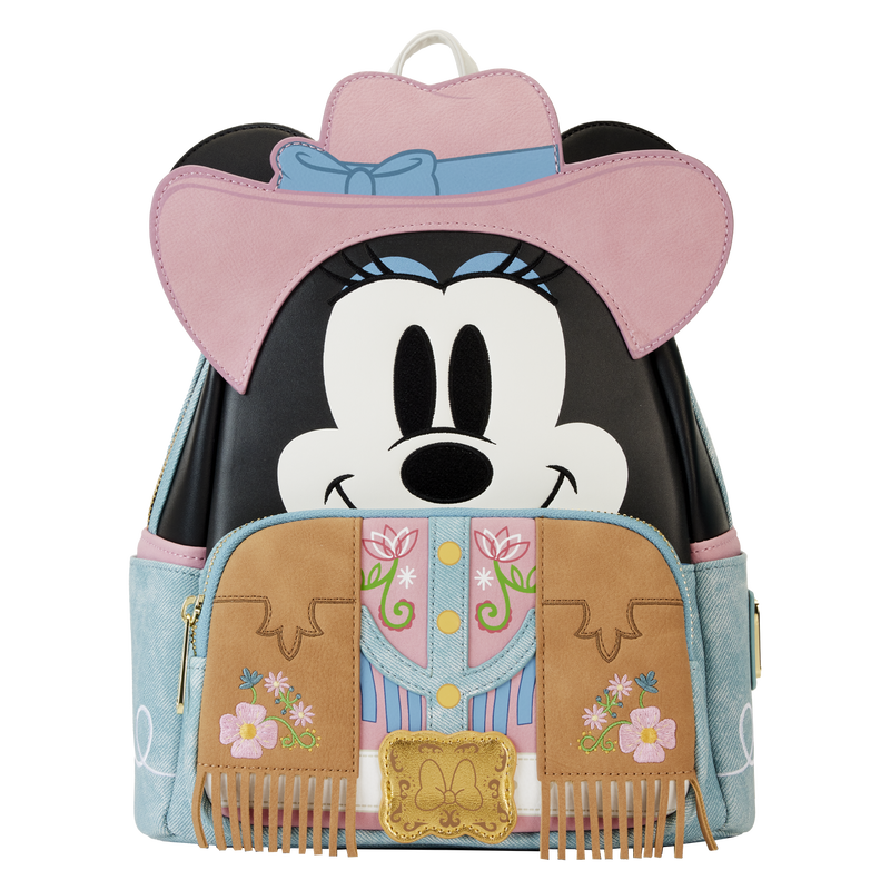 Load image into Gallery viewer, Loungefly Disney - Western Minnie Mouse Cosplay Mini Backpack
