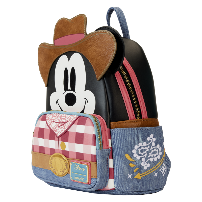 Disney - Western Mickey Mouse Cosplay Mini Backpack