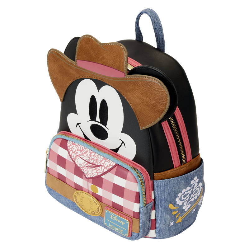 Chargez l&#39;image dans la visionneuse de la galerie, Loungefly Disney - Western Mickey Mouse Cosplay Mini Backpack
