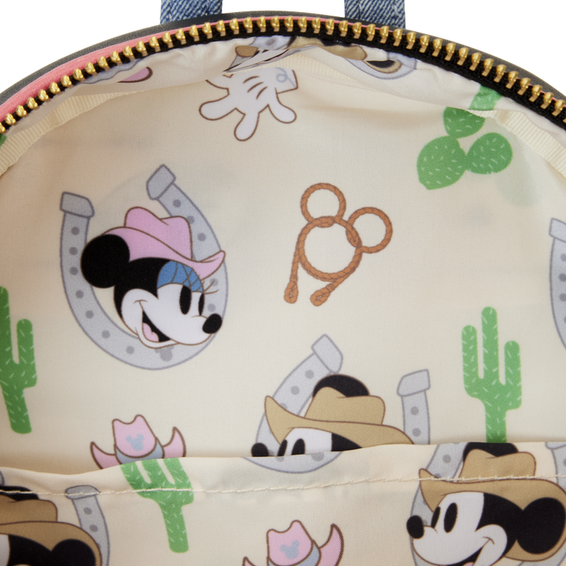 Chargez l&#39;image dans la visionneuse de la galerie, Loungefly Disney - Western Mickey Mouse Cosplay Mini Backpack
