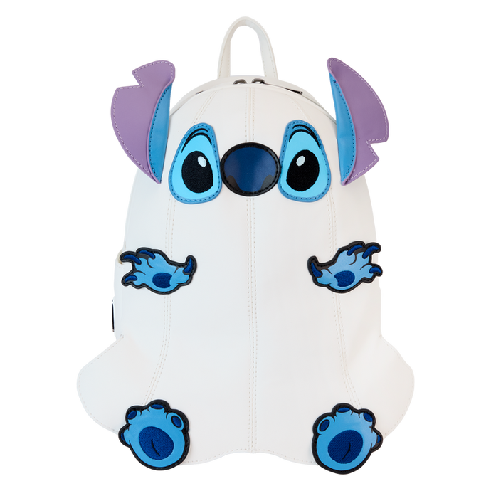 Loungefly Disney: Lilo & Stitch - Stitch Ghost Costume Figural Glow Mini Backpack