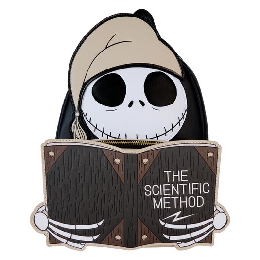 Loungefly Disney: The Nightmare Before Christmas - Scientific Method Bedtime Jack Cosplay Glow Head Mini Backpack