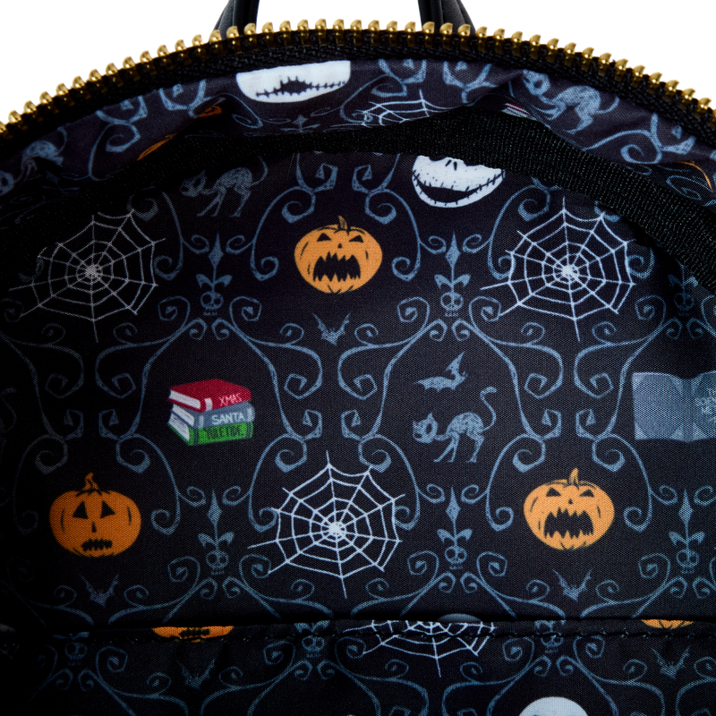 Load image into Gallery viewer, Loungefly Disney: The Nightmare Before Christmas - Scientific Method Bedtime Jack Cosplay Glow Head Mini Backpack
