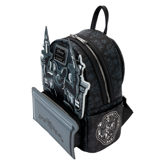 Loungefly Disney: The Haunted Mansion Gargoyle Wallpaper Light Up Glow Mini Backpack