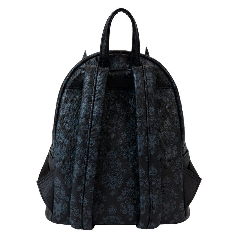 Load image into Gallery viewer, Loungefly Disney: The Haunted Mansion Gargoyle Wallpaper Light Up Glow Mini Backpack
