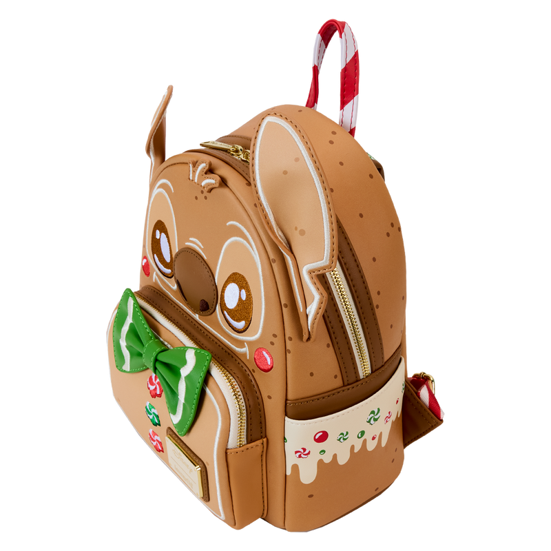 Load image into Gallery viewer, Loungefly Disney: Lilo &amp; Stitch - Stitch Scented Gingerbread Cosplay Mini Backpack
