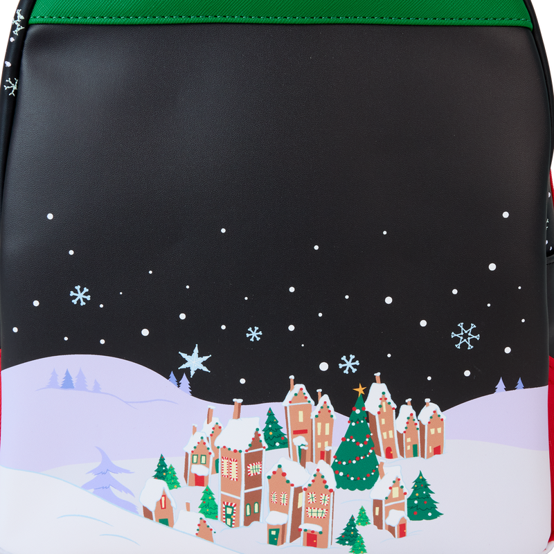 Chargez l&#39;image dans la visionneuse de la galerie, Loungefly Disney: The Nightmare Before Christmas - Candy Cane Carousel Glow Mini Backpack
