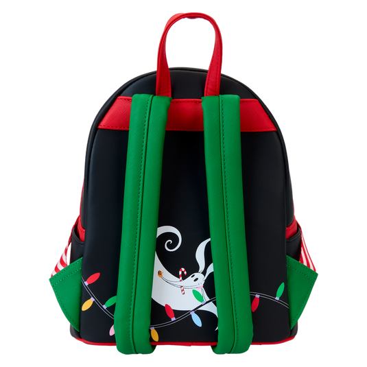 Loungefly Disney: The Nightmare Before Christmas - Jack Skellington String Lights Light Up Glow Mini Backpack