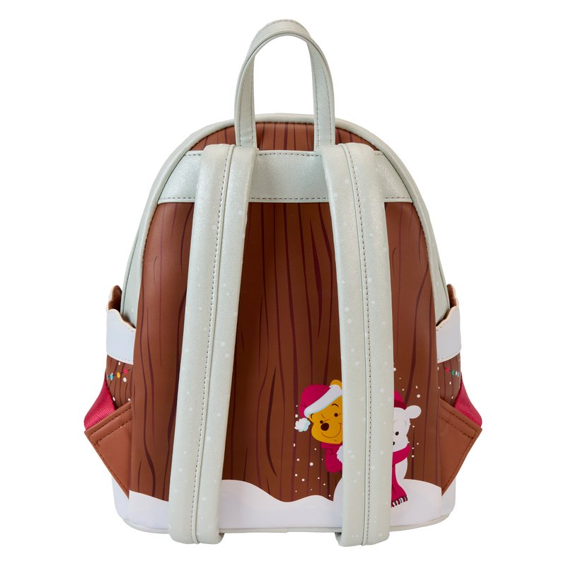 Chargez l&#39;image dans la visionneuse de la galerie, Loungefly Disney Winnie the Pooh &amp; Friends - Christmas Greetings Light Up Mini Backpack
