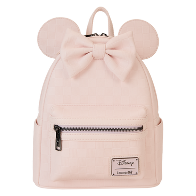 Loungefly Disney - Minnie Mouse Checkered Texture Mini Backpack