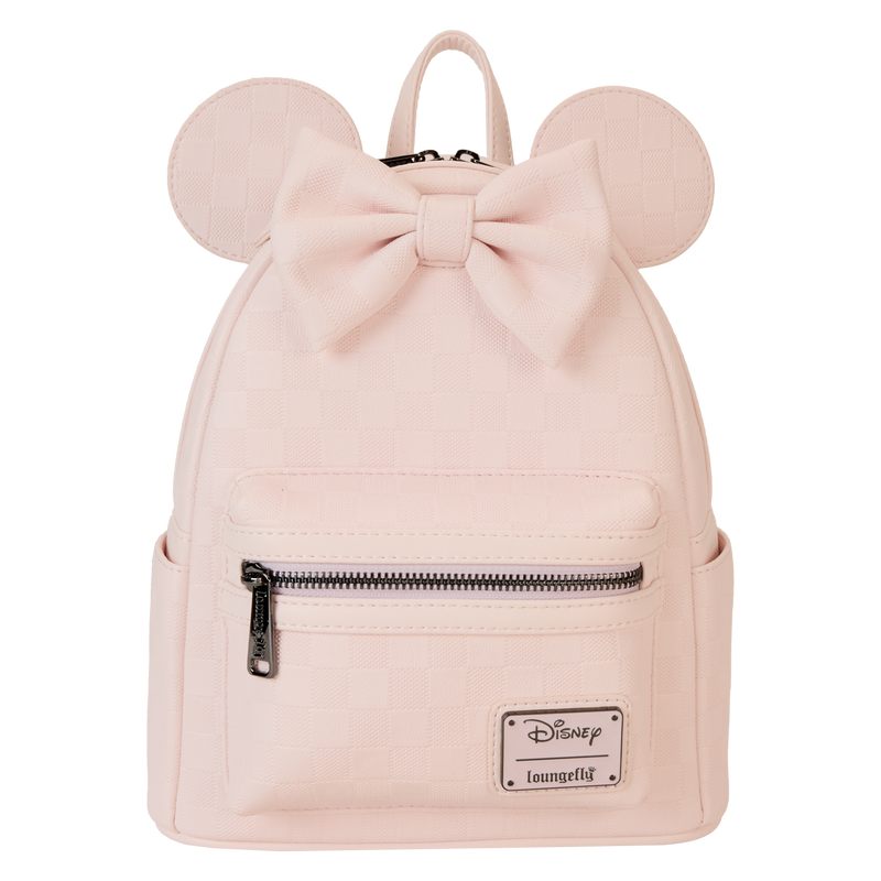 Load image into Gallery viewer, Loungefly Disney - Minnie Mouse Checkered Texture Mini Backpack
