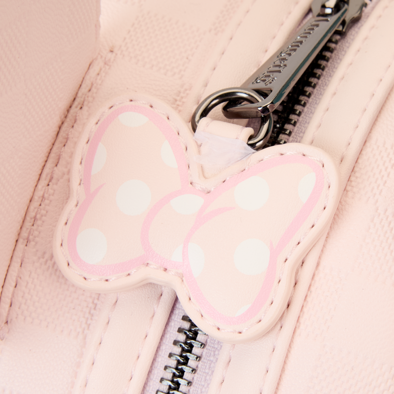 Load image into Gallery viewer, Loungefly Disney - Minnie Mouse Checkered Texture Mini Backpack
