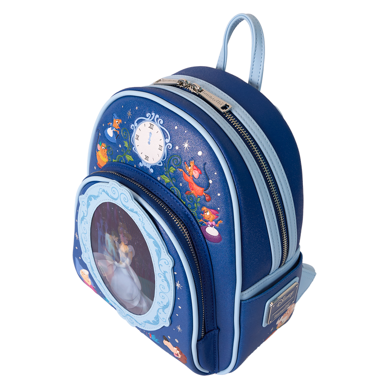 Cargue la imagen en el visor de la galería, Loungefly Disney - Cinderella 75Th Anniversary Royal Ball Lenticular Mini Backpack
