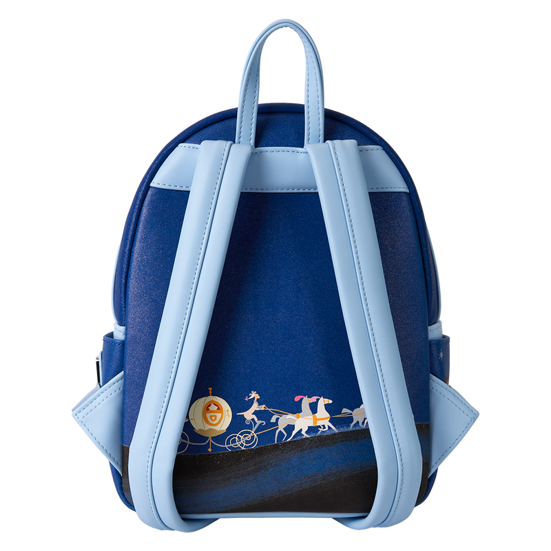 Cargue la imagen en el visor de la galería, Loungefly Disney - Cinderella 75Th Anniversary Royal Ball Lenticular Mini Backpack
