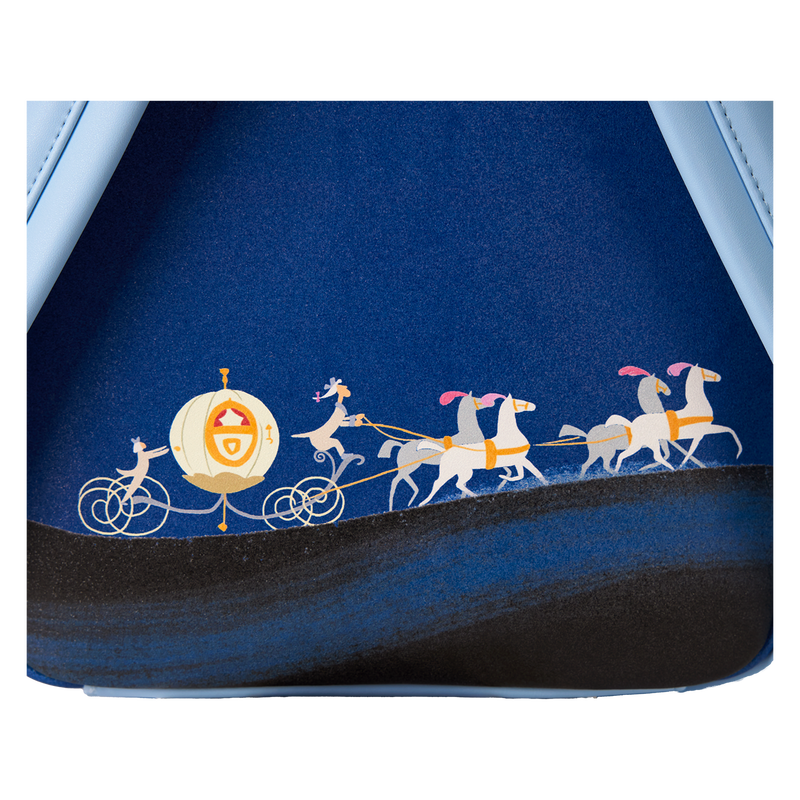 Cargue la imagen en el visor de la galería, Loungefly Disney - Cinderella 75Th Anniversary Royal Ball Lenticular Mini Backpack
