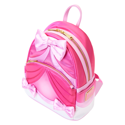 Loungefly Disney - Cinderella 75Th Anniversary Pink Bow Cosplay Mini Backpack