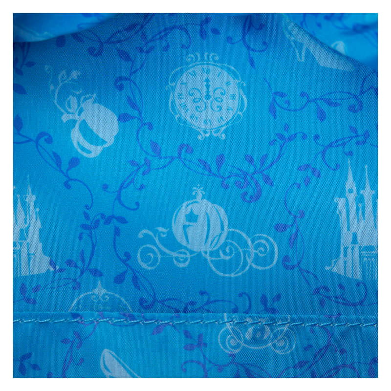 Cargue la imagen en el visor de la galería, Loungefly Disney - Cinderella 75Th Anniversary Pink Bow Cosplay Mini Backpack
