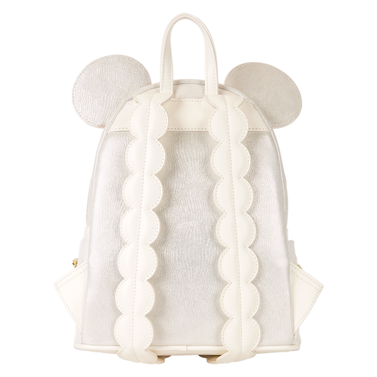Loungefly Disney Minnie Mouse - Iridescent Lace Wedding Mini Backpack