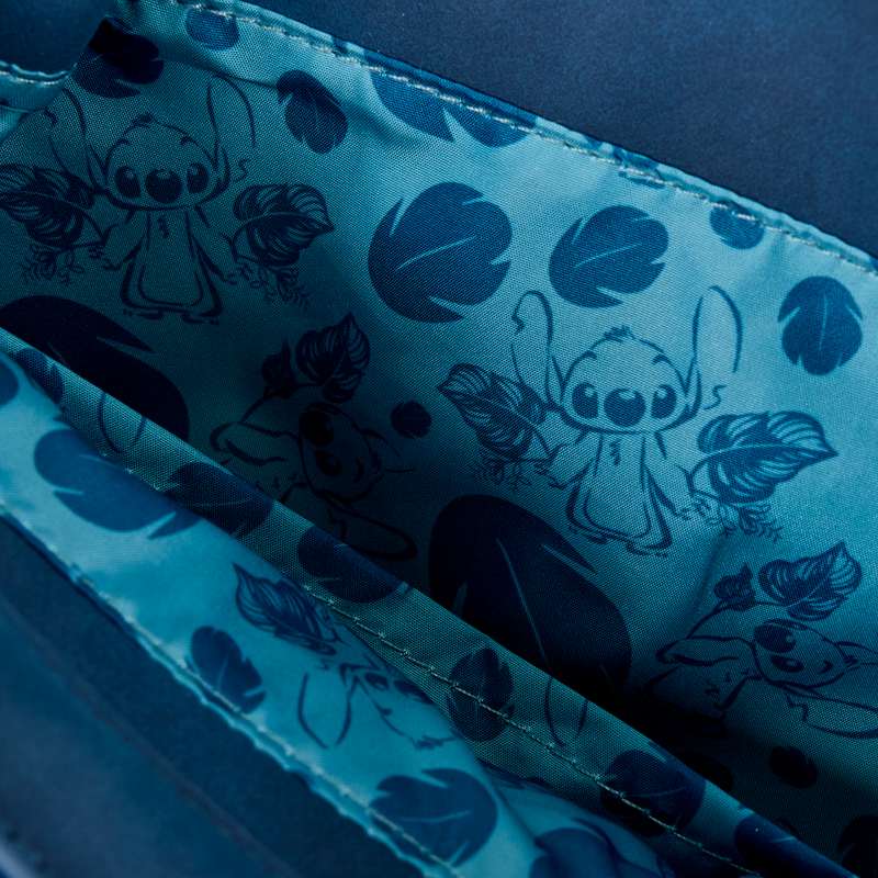 Cargue la imagen en el visor de la galería, Loungefly Disney: Lilo &amp; Stitch - Embroidered Floral Drawstring Mini Backpack
