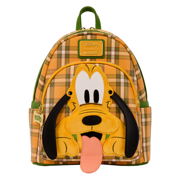 Loungefly Disney Pluto 95th Anniversary - Plaid Mini Backpack