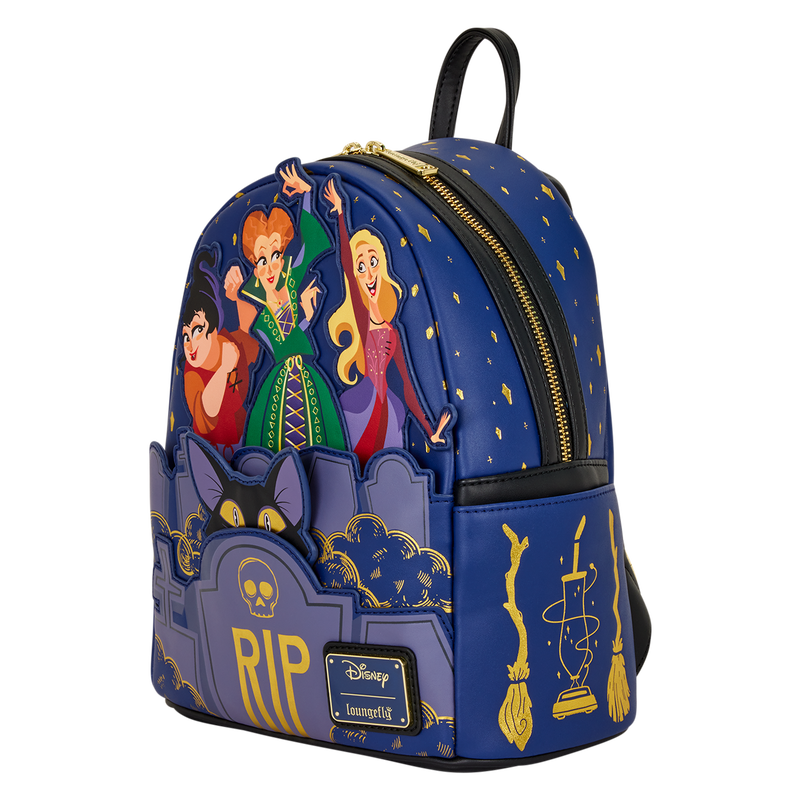 Load image into Gallery viewer, Loungefly Hocus Pocus - Sanderson Sisters Graveyard Mini Backpack
