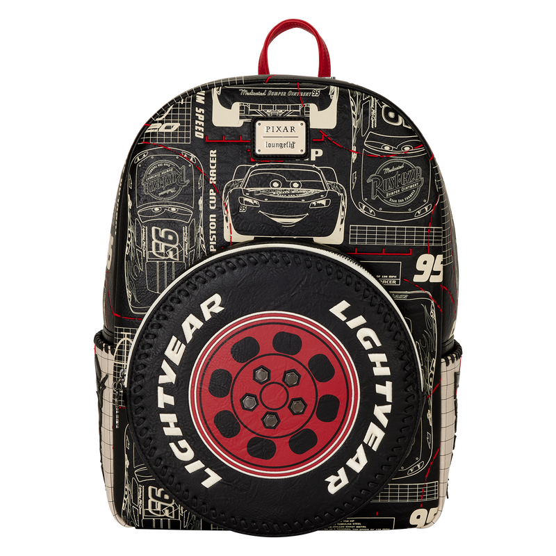 Load image into Gallery viewer, Loungefly Disney Pixar - Cars Lightning McQueen Full Size Backpack
