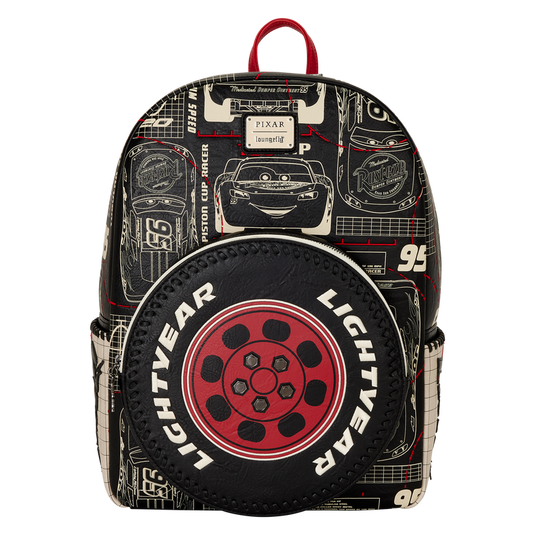 Loungefly Disney Pixar - Cars Lightning McQueen Full Size Backpack