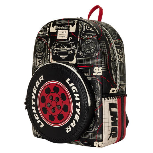 Loungefly Disney Pixar - Cars Lightning McQueen Full Size Backpack