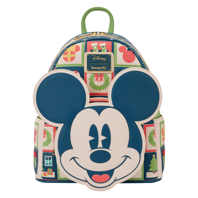 Loungefly Disney: Mickey Mouse Holiday Mini Backpack