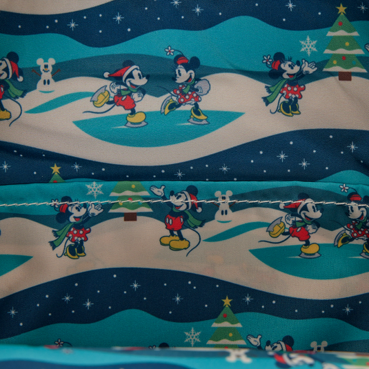 disney holiday mini backpack Loungefly-Mickey and Minnie Holiday Mini Backpack