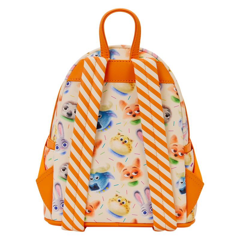 Cargue la imagen en el visor de la galería, Loungefly Disney Zootopia 2 Nick Wilde Cotton Candy Cosplay All-Over Print Mini Backpack
