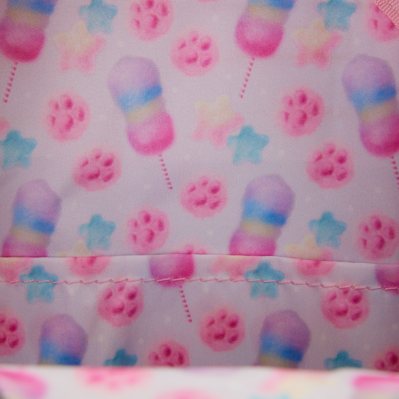Cargue la imagen en el visor de la galería, Loungefly Disney Zootopia 2 Nick Wilde Cotton Candy Cosplay All-Over Print Mini Backpack
