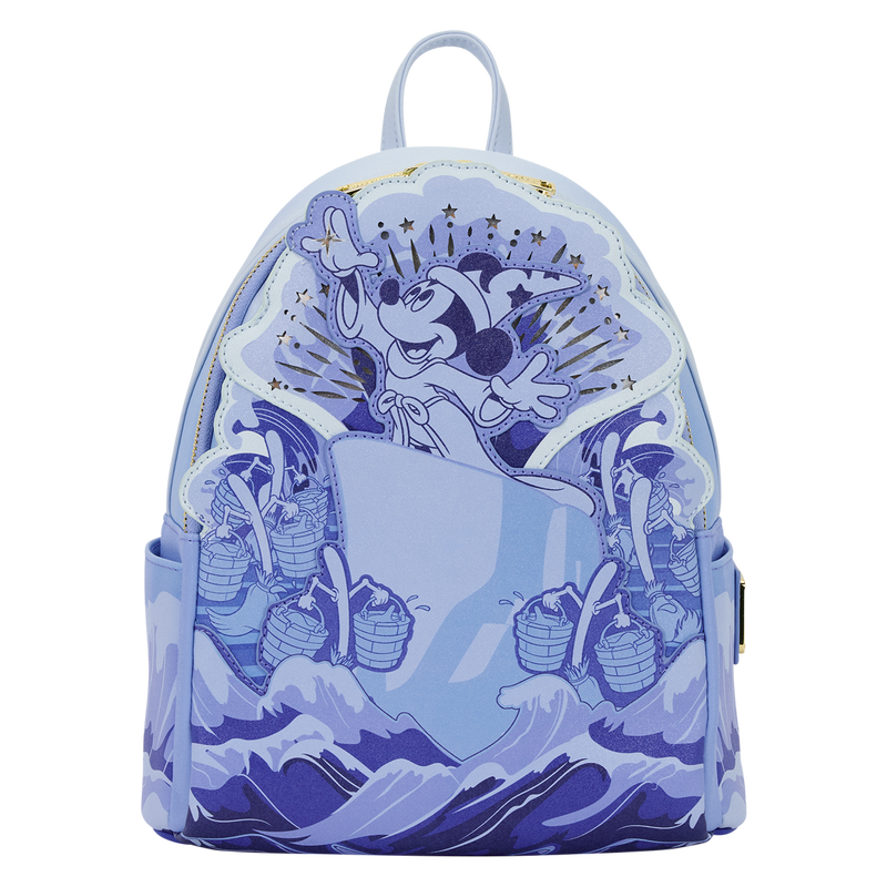 Chargez l&#39;image dans la visionneuse de la galerie, Loungefly Disney: Mickey Mouse - Fantasia Light Up Mini Backpack
